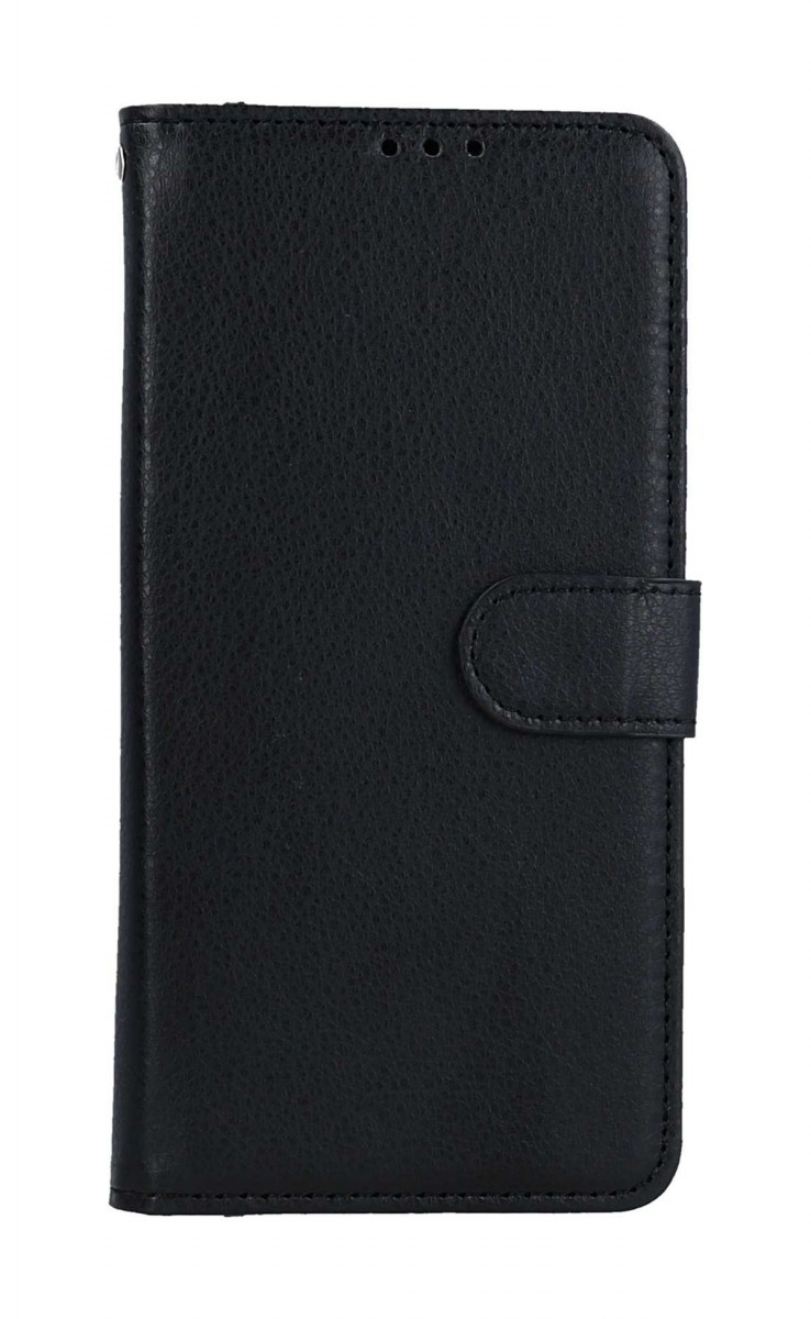 Knížkové pouzdro na Motorola Edge 60 Fusion černé s přezkou