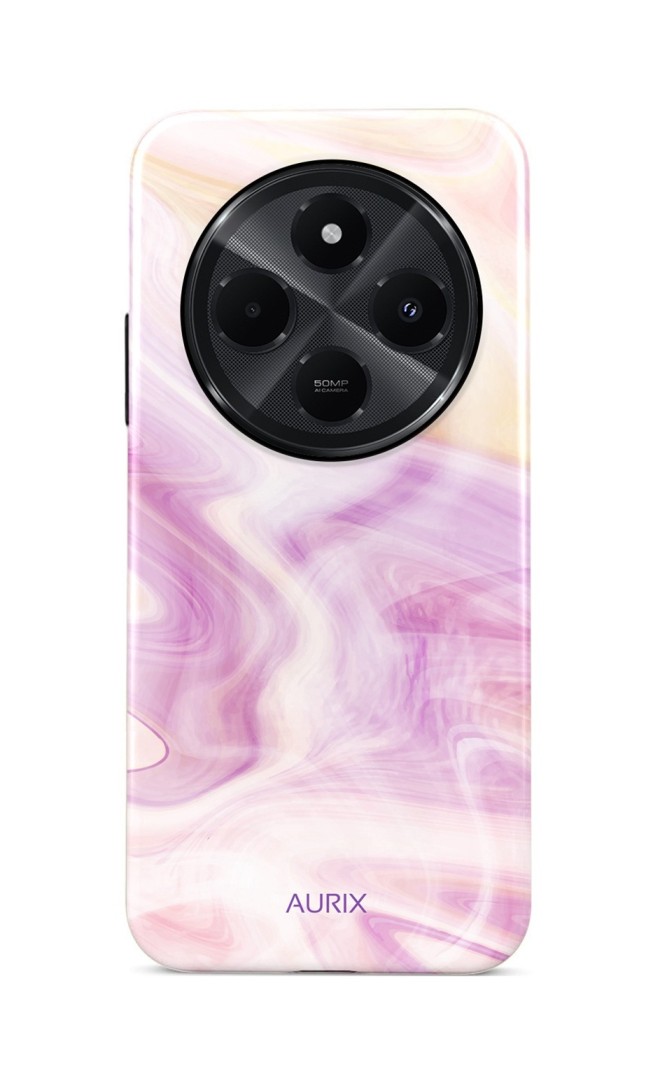 Luxusní kryt AURIX na Xiaomi Redmi 14C Pinky Wave