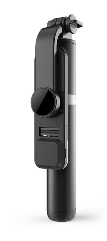 Bluetooth tripod selfie tyč Techsuit Q02S s LED osvětlením černá