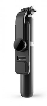 Bluetooth tripod selfie tyč Techsuit Q02S s LED osvětlením černá