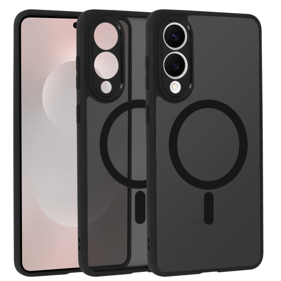 Levně Zadní kryt Full Matte Mag Cover pro Samsung Galaxy S25 Edge black