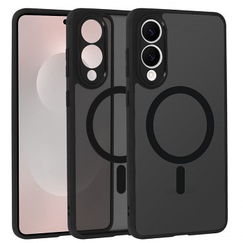 Zadní kryt Full Matte Mag Cover pro Samsung Galaxy S25 Edge black