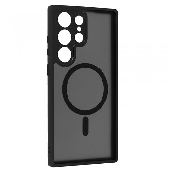 Zadní kryt Full Matte Mag Cover pro Samsung Galaxy S23 Ultra black