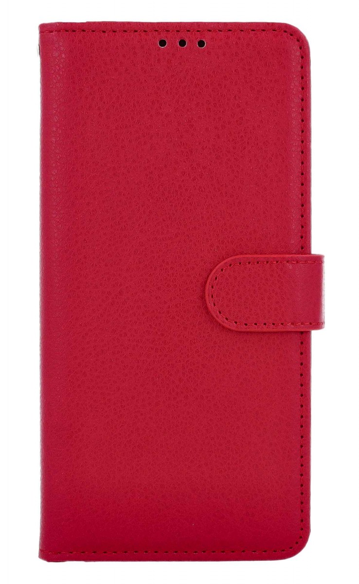 Knížkové pouzdro na Xiaomi Redmi Note 13 červené s přezkou