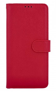 Knížkové pouzdro na Xiaomi Redmi Note 13 červené s přezkou