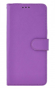 Knížkové pouzdro na Xiaomi Redmi Note 13 fialové s přezkou