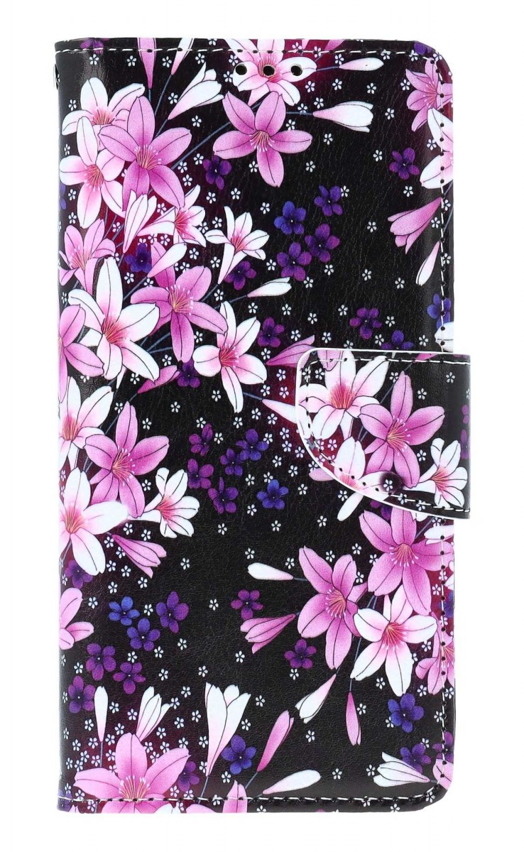Levně Pouzdro TopQ Xiaomi Redmi Note 13 Pro knížkové Lilie 130181 (obal neboli kryt na mobil Xiaomi Redmi Note 13 Pro)