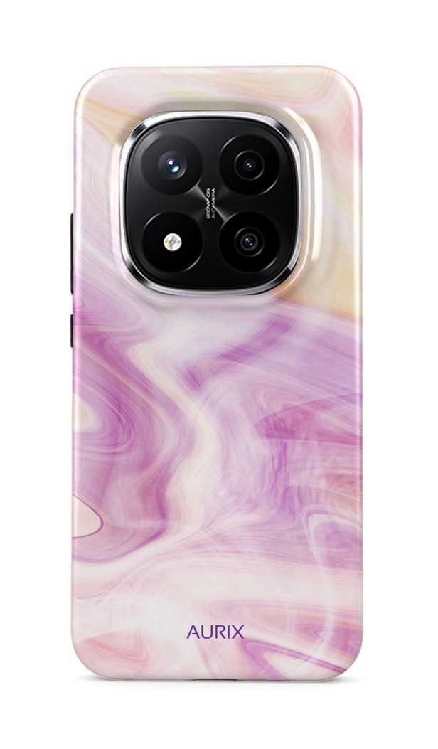 Luxusní kryt AURIX na Xiaomi Redmi Note 14 Pro+ 5G Pinky Wave