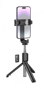 Bluetooth tripod selfie tyč Borofone BY11 černá