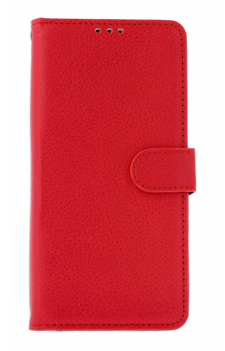 Knížkové pouzdro na Xiaomi Redmi Note 13 Pro 5G červené s přezkou