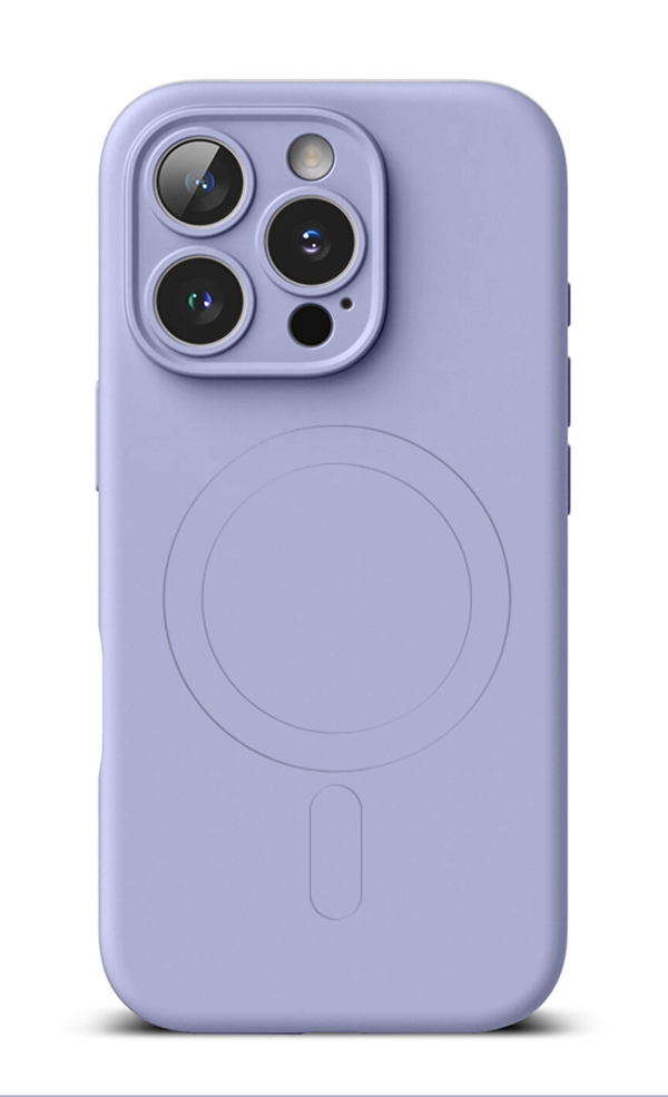 Zadní kryt na iPhone 16 Pro s MagSafe světle fialový