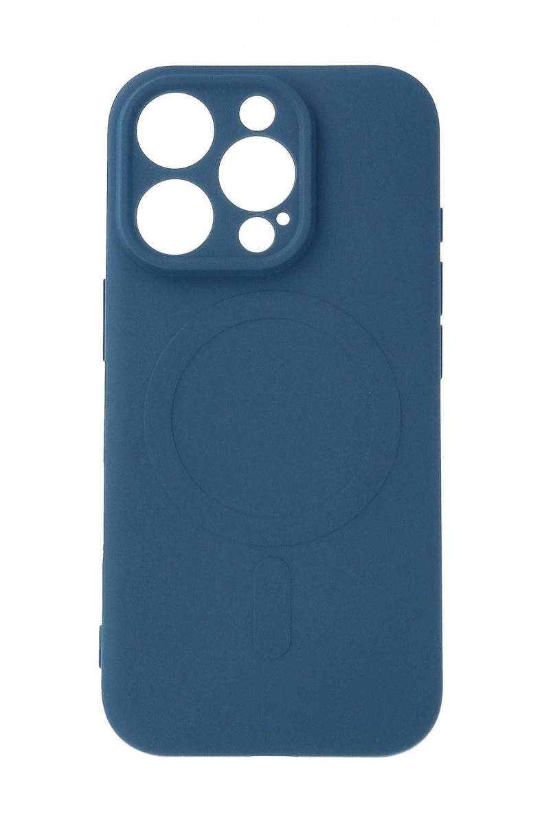 Levně Kryt TopQ iPhone 16 Pro s MagSafe tmavě modrý 130214 (pouzdro neboli obal na mobil iPhone 16 Pro)