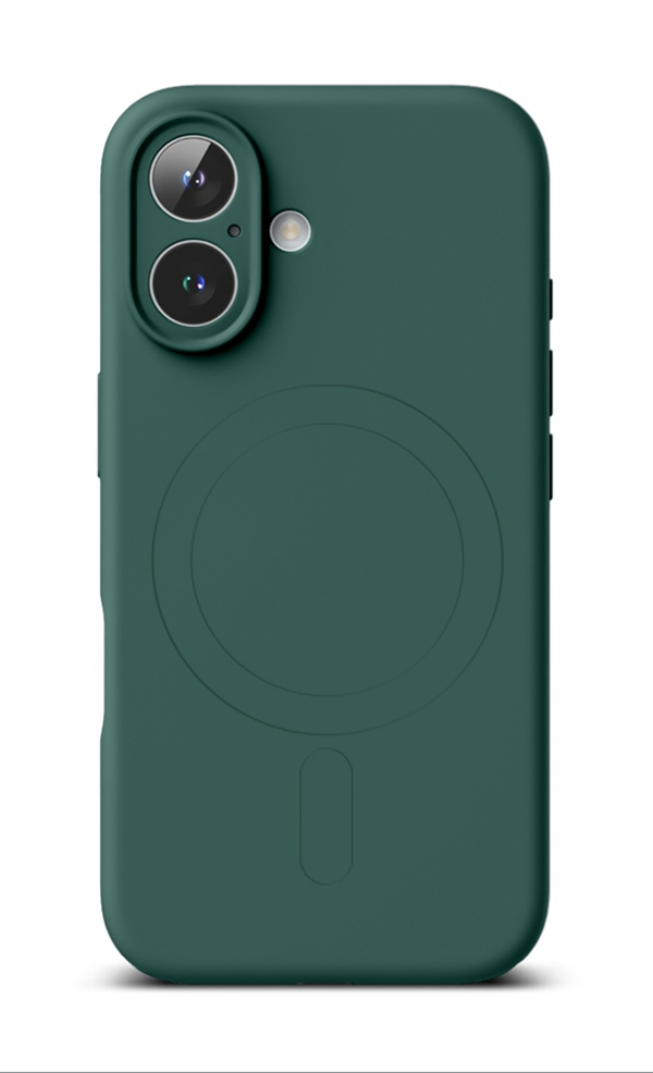 Zadní kryt na iPhone 16 s MagSafe tmavě zelený