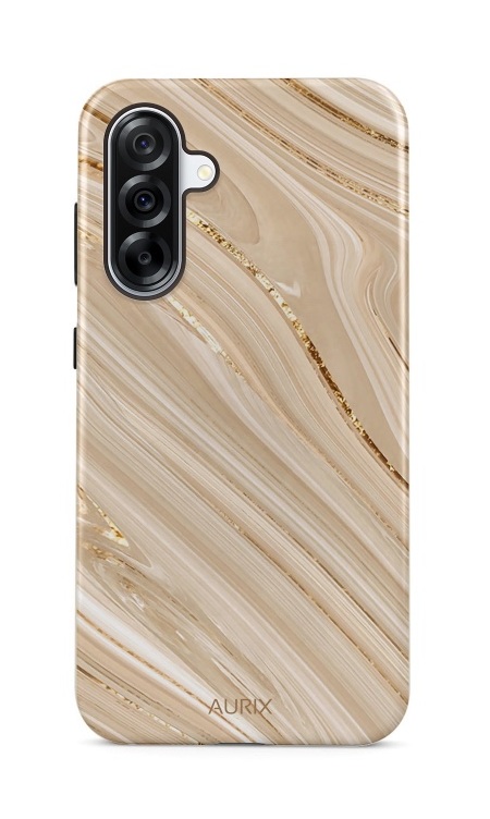 Luxusní kryt AURIX na Samsung A36 Golden Sands
