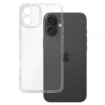 Zadní kryt Antishock pro iPhone 16 Plus průhledný