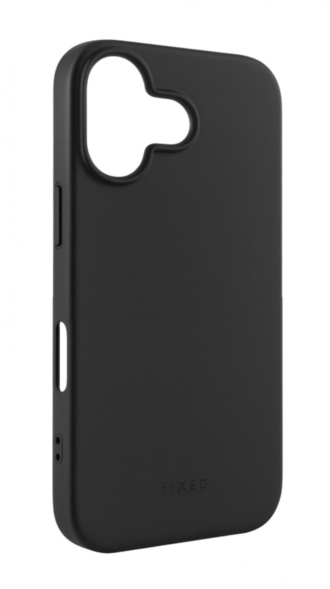 Zadní pogumovaný kryt FIXED Story pro Apple iPhone 17, černý