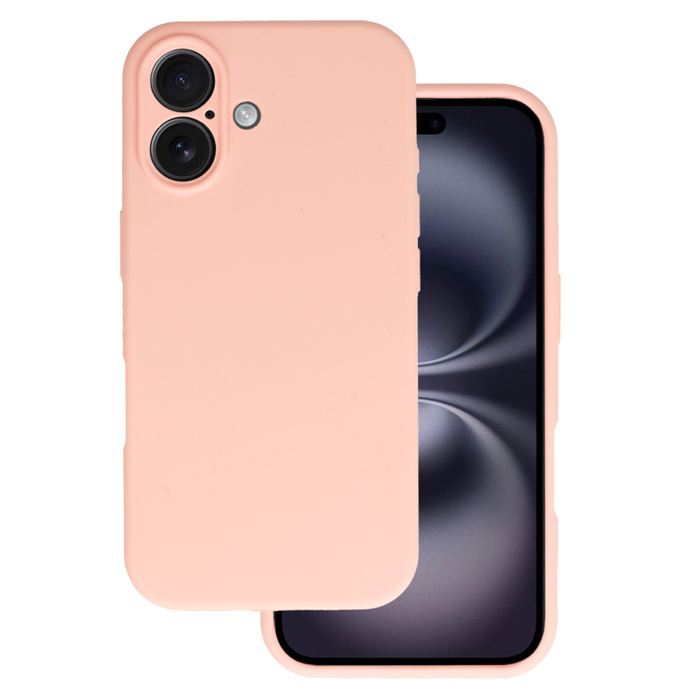 Zadní kryt Silicone Lite na iPhone 16 peach