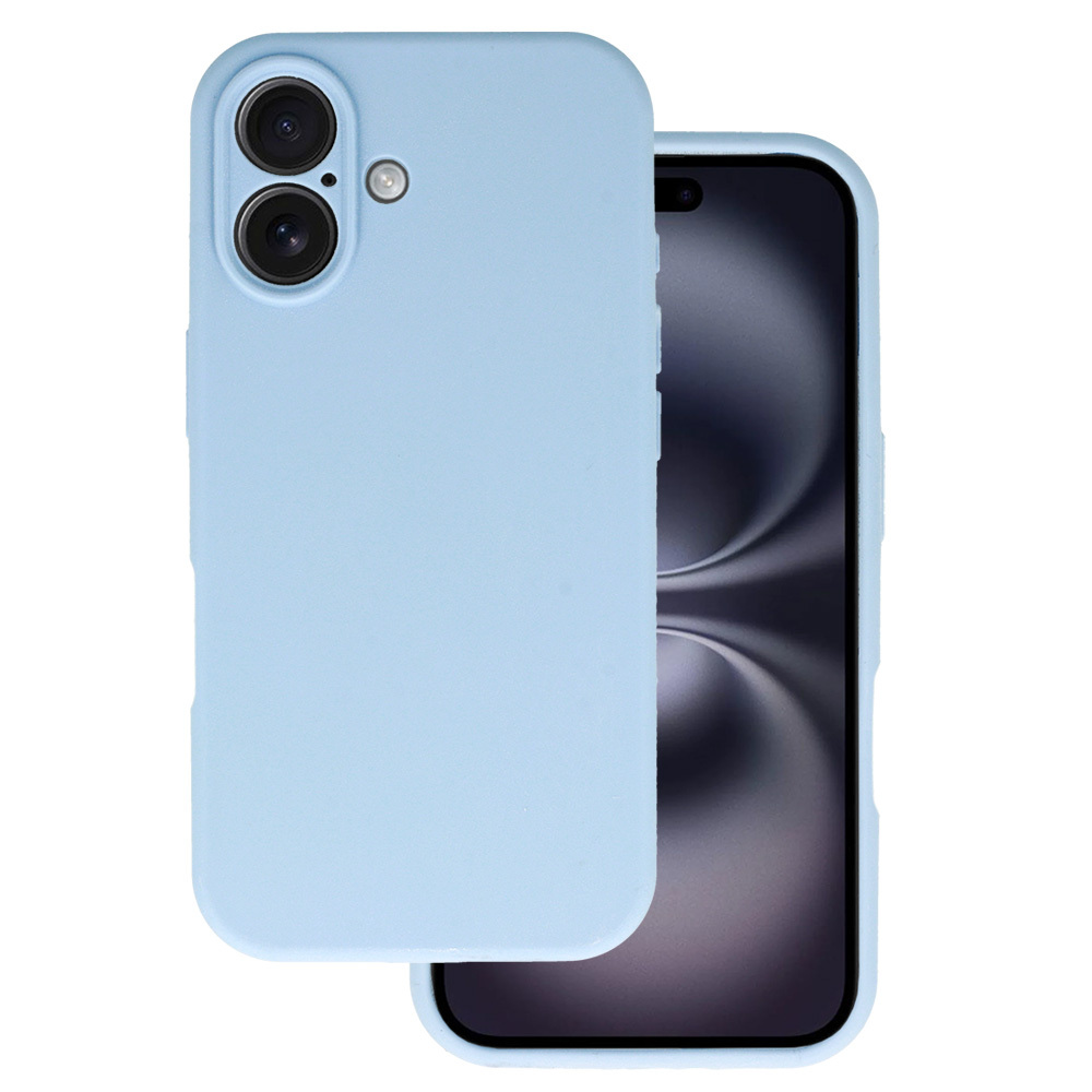 Zadní kryt Silicone Lite na iPhone 16 světle modrý