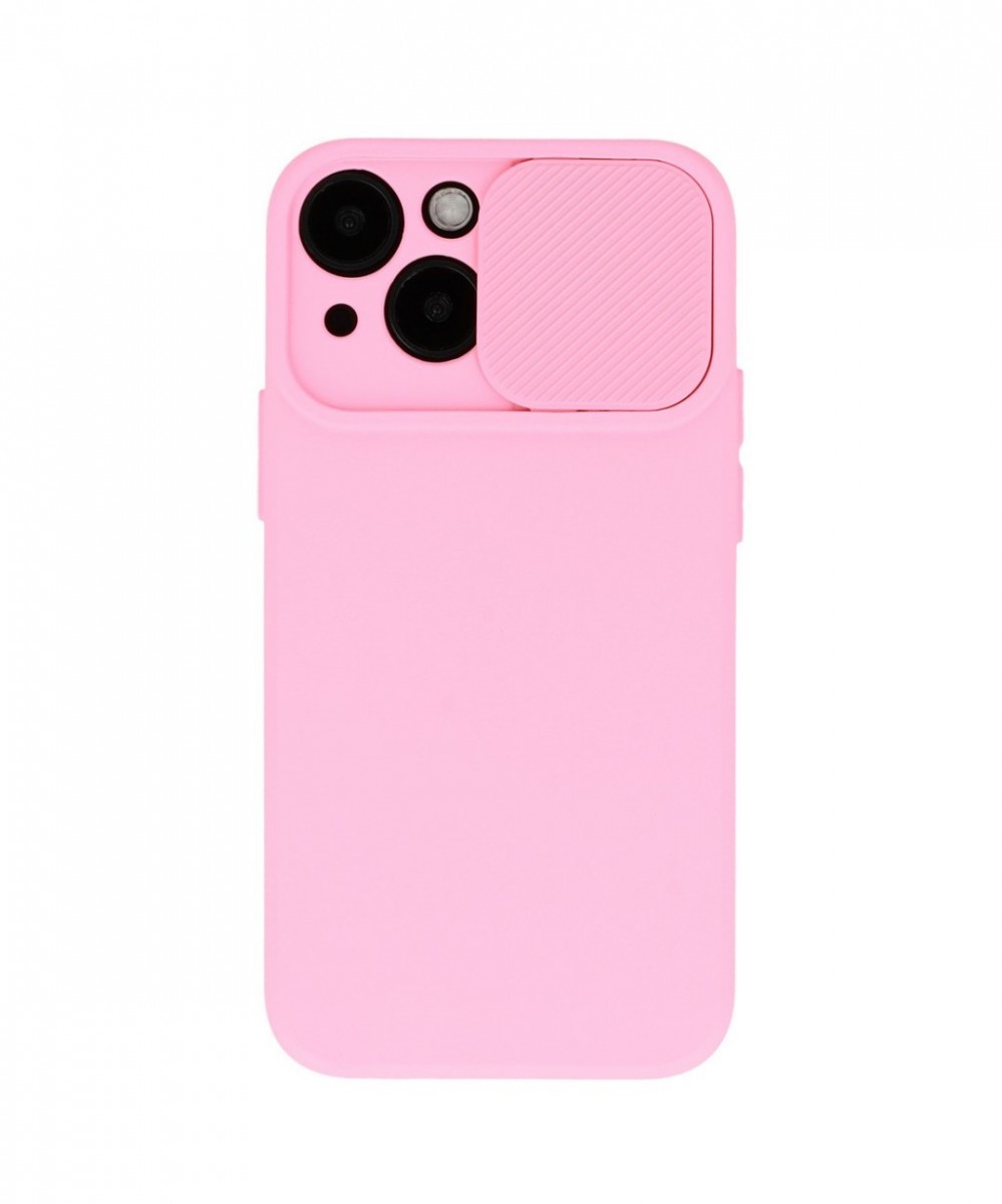 Levně Camshield Soft pro Iphone 13 Světle růžová