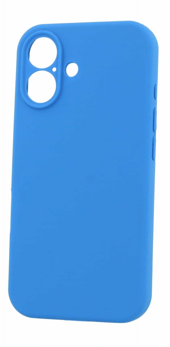 Levně Zadní kryt Silicone Lite na iPhone 16 modrý