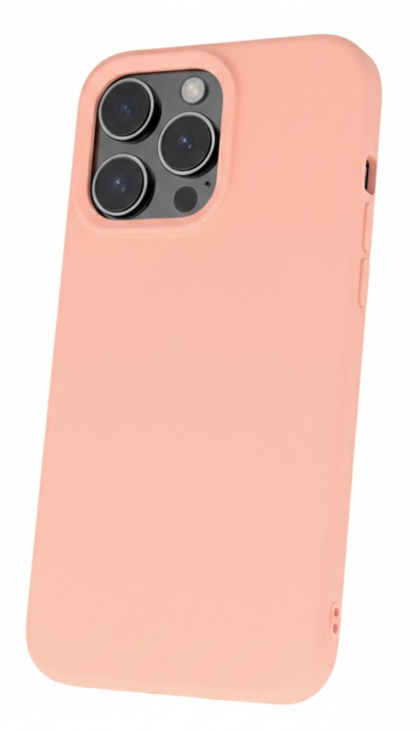 Levně Zadní kryt Silicone Lite na iPhone 16 Pro peach