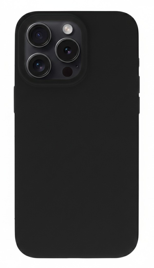 Zadní kryt Silicone Lite na iPhone 16 Pro černý