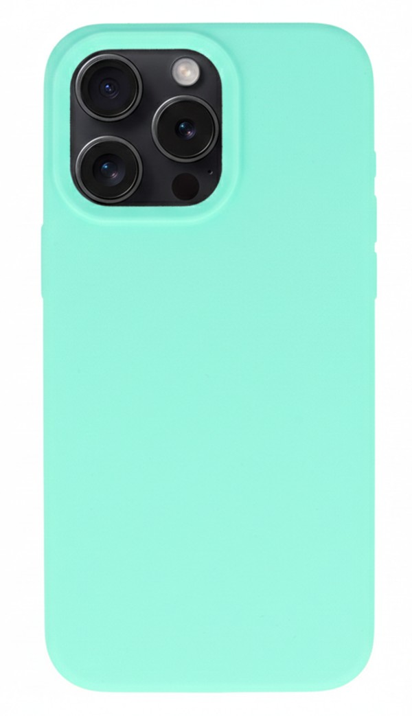 Levně Zadní kryt Silicone Lite na iPhone 16 Pro mint