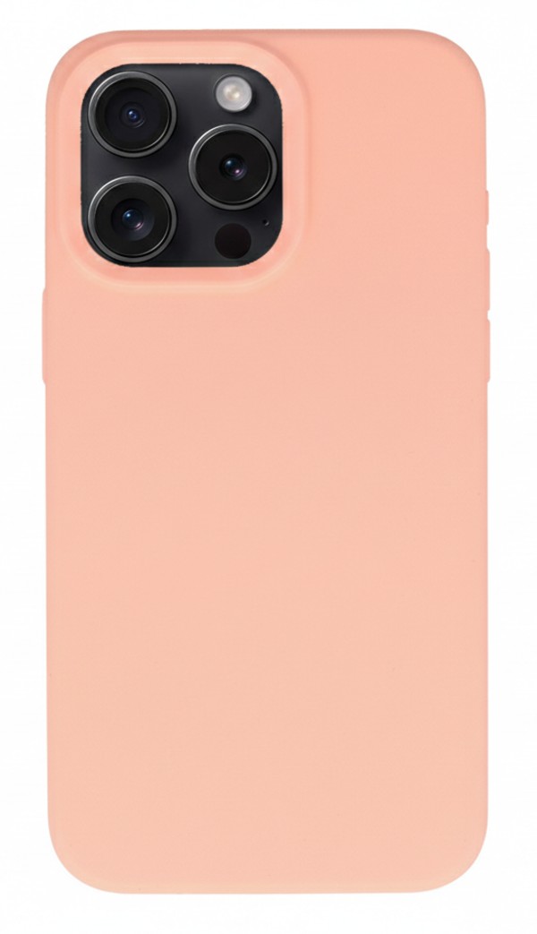 Levně Zadní kryt Silicone Lite na iPhone 16 Pro Max peach