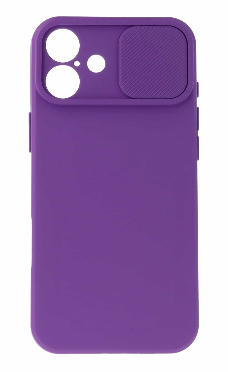 Zadní kryt Camshield Soft na iPhone 16 fialový