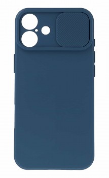 Zadní kryt Camshield Soft na iPhone 16 tmavě modrý