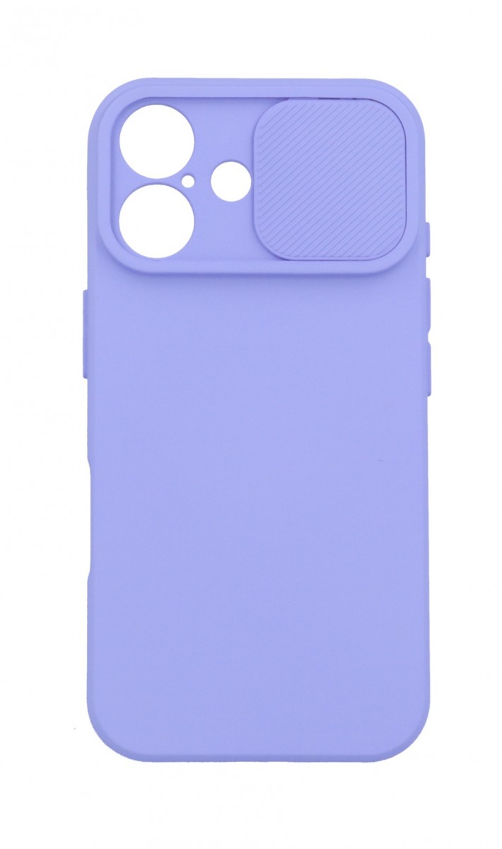 Zadní kryt Camshield Soft na iPhone 16 světle fialový