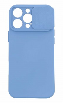 Zadní kryt Camshield Soft na iPhone 16 Pro světle modrý