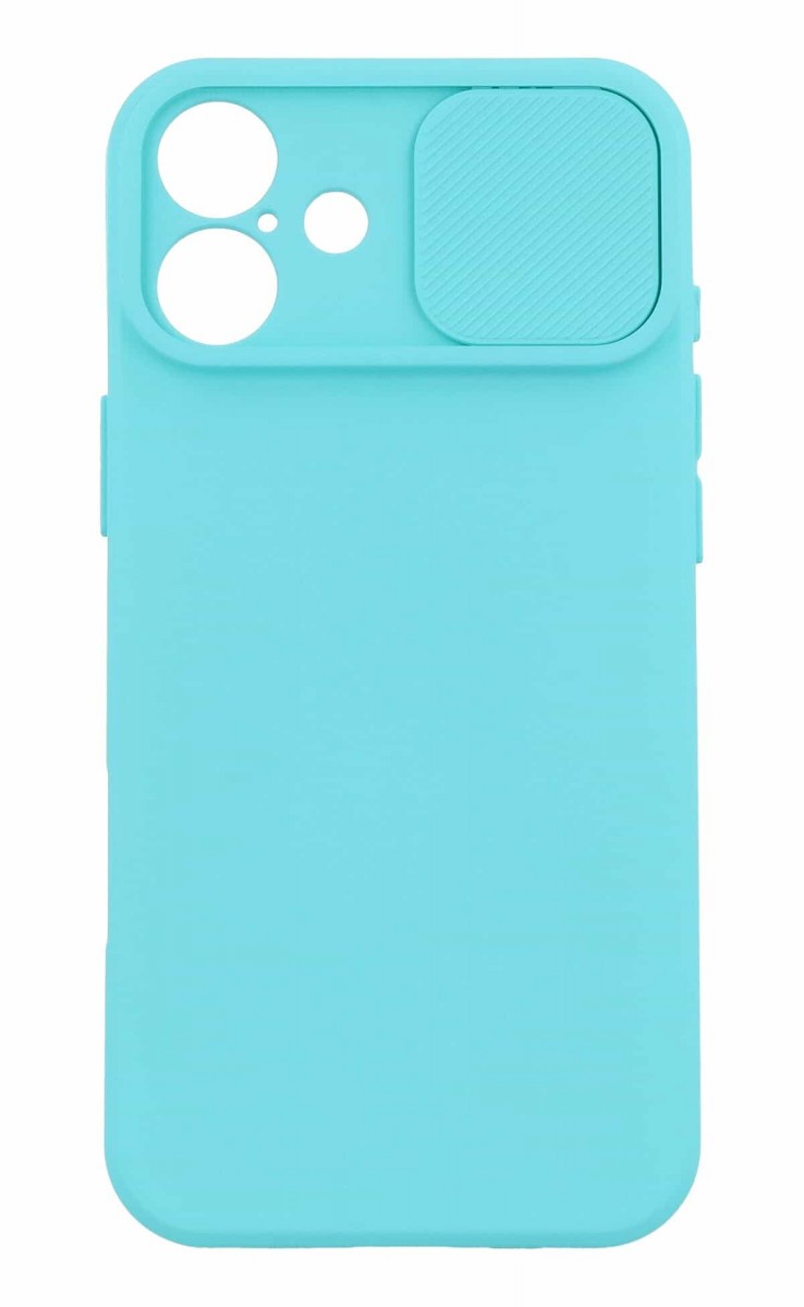Levně Zadní kryt Camshield Soft na iPhone 16 Plus mentolový