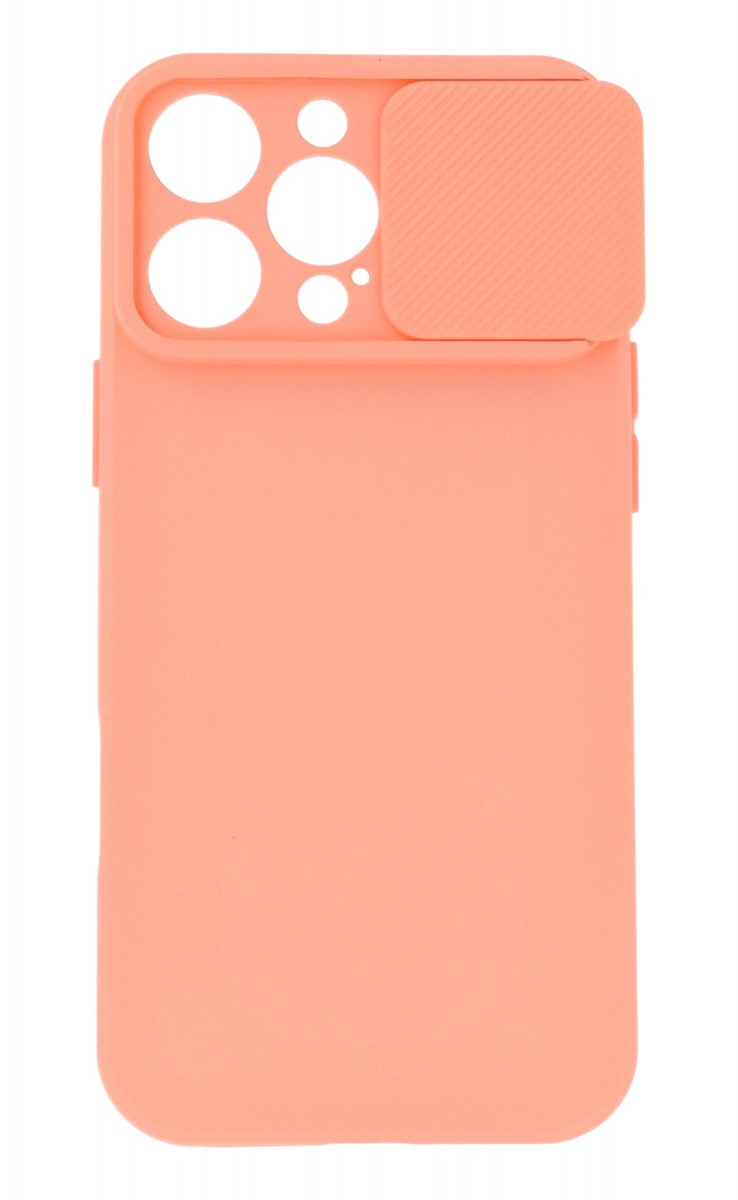 Zadní kryt Camshield Soft na iPhone 16 Pro lososový