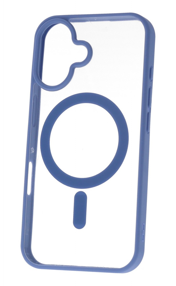 Zadní kryt Acrylic Color MagSafe pro iPhone 16 světle modrý