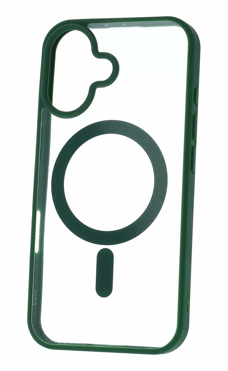 Zadní kryt Acrylic Color MagSafe pro iPhone 16 zelený