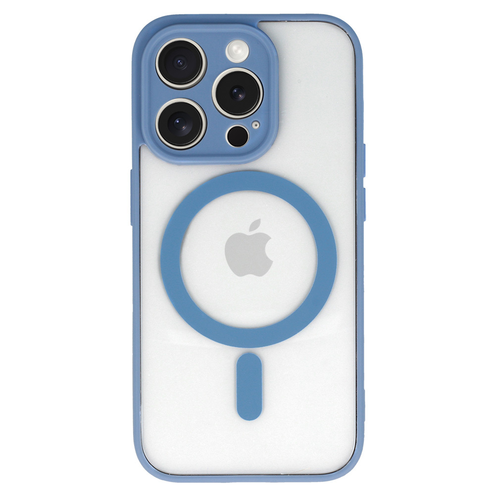 Levně Zadní kryt Acrylic Color MagSafe pro iPhone 16 Pro světle modrý