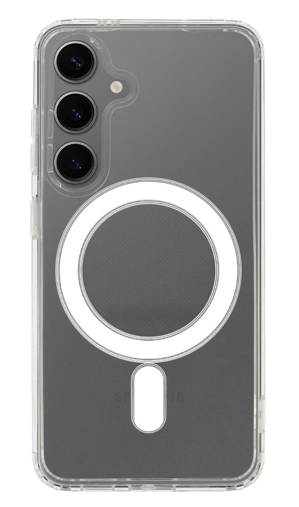Levně Zadní kryt Acrylic Magsafe pro Samsung S24 FE transparentní