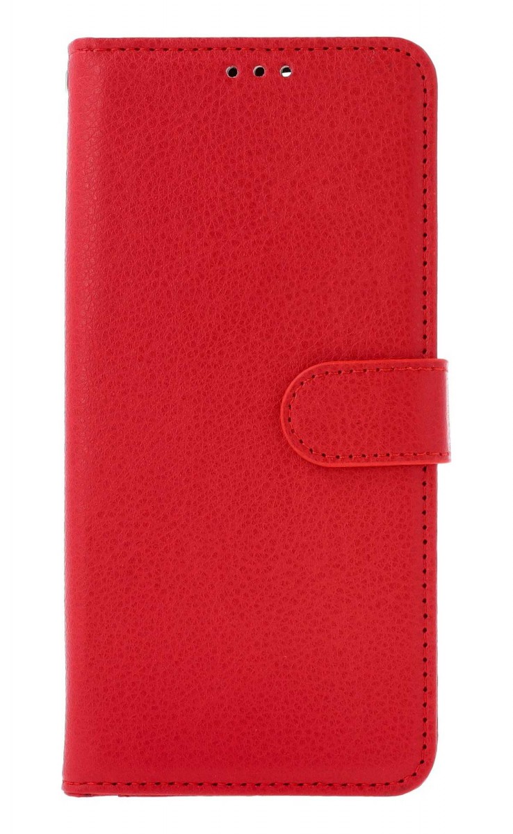 Knížkové pouzdro na Xiaomi Redmi 13C červené s přezkou
