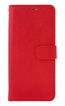 Knížkové pouzdro na Xiaomi Redmi 13C červené s přezkou