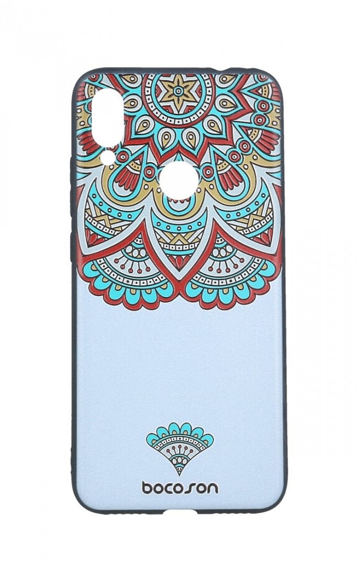 Zadní 3D silikonový kryt na Xiaomi Redmi Note 7 Barevný motiv 