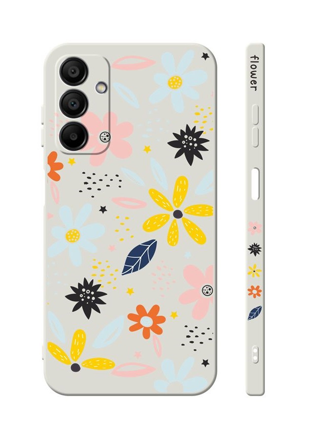 Levně Kryt TopQ Design Samsung A15 Barevné kvítky 130715 (pouzdro neboli obal na mobil Samsung A15)