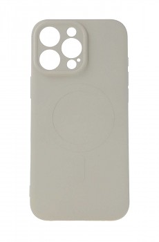Zadní kryt na iPhone 16 Pro Max s MagSafe béžový