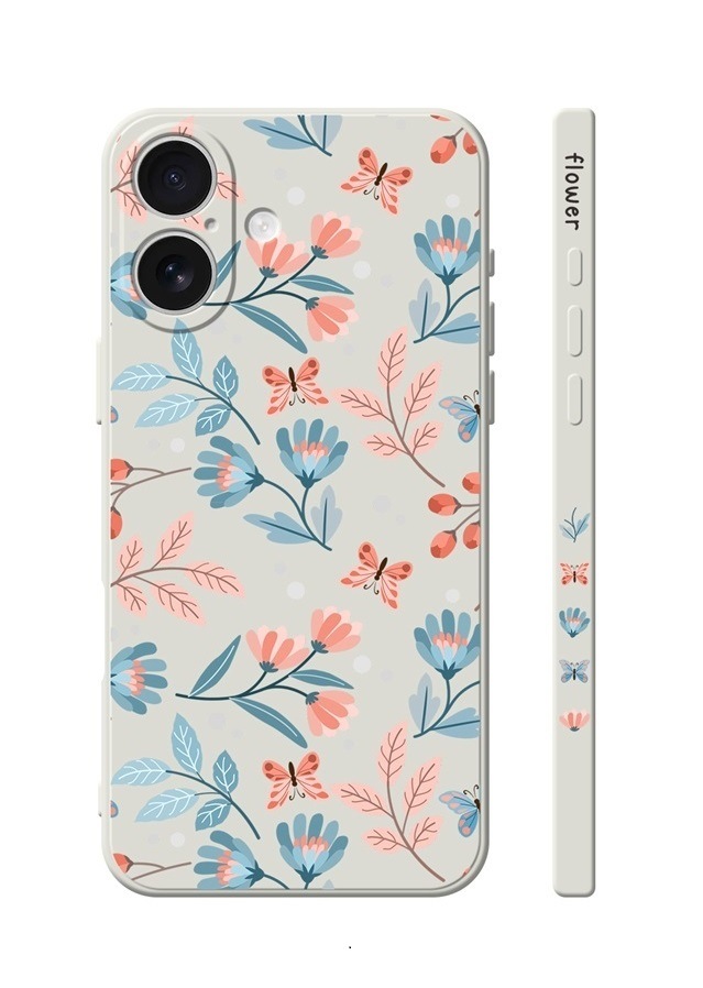 Zadní kryt Design na iPhone 16 Romantické kvítky