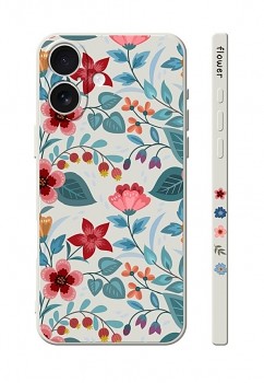 Zadní kryt Design na iPhone 16 Podzimní kvítí