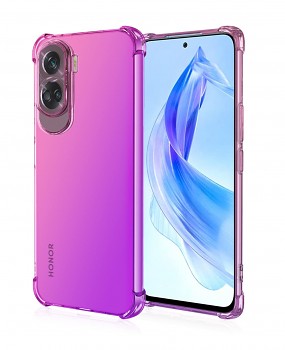 Zadní kryt na Honor 90 Lite 5G Shock duhový růžovo-fialový