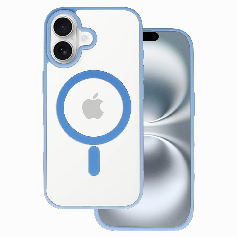 Zadní kryt Acrylic Color Magsafe pro iPhone 17 light blue