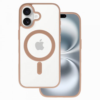 Zadní kryt Acrylic Color Magsafe pro iPhone 17 desert titanium