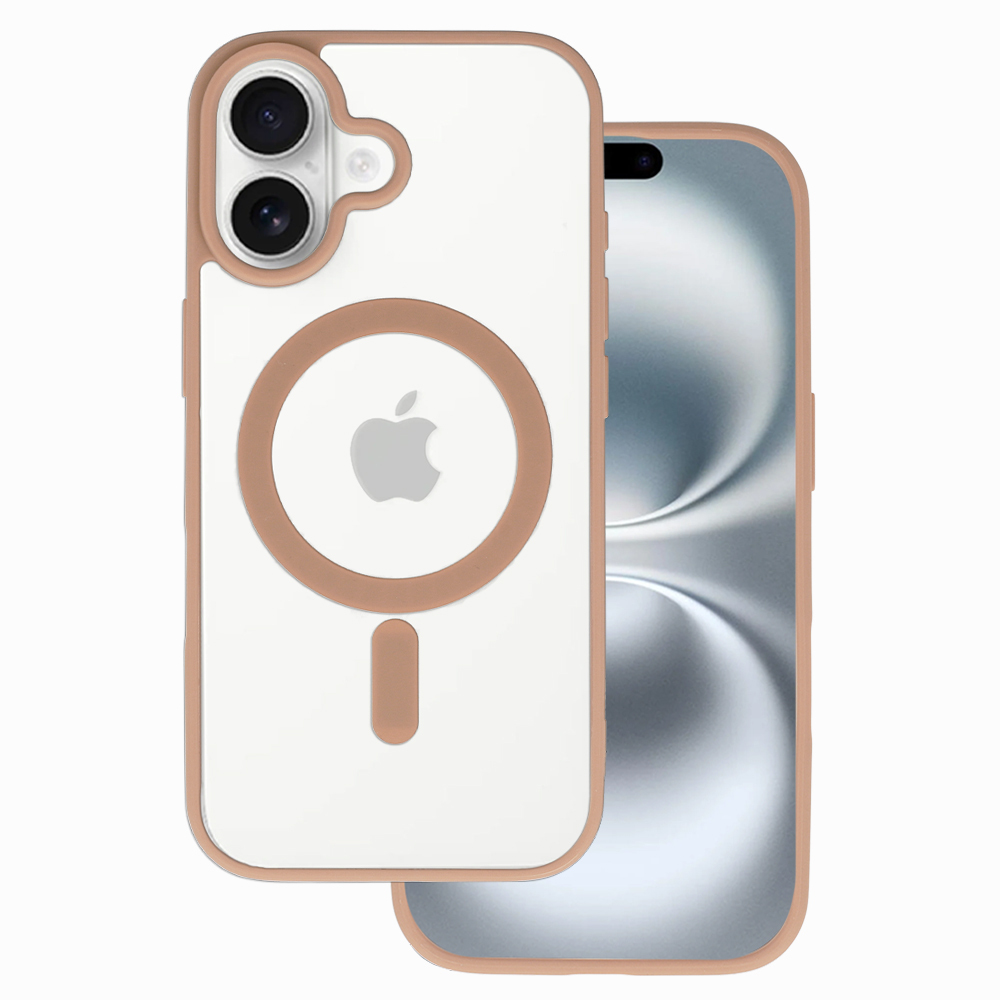 Zadní kryt Acrylic Color Magsafe pro iPhone 17 desert titanium