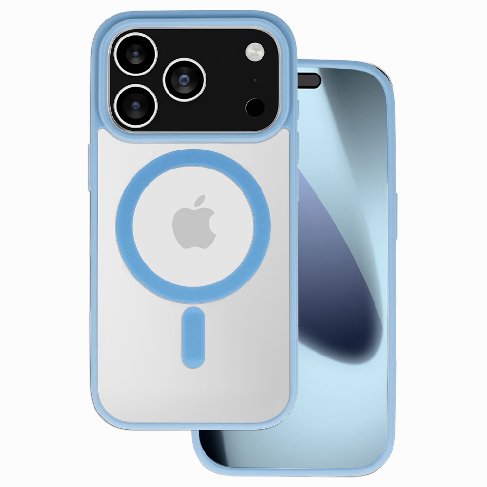 Zadní kryt Acrylic Color Magsafe pro iPhone 17 Pro light blue